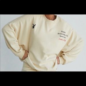 playboy. oversized crew neck.